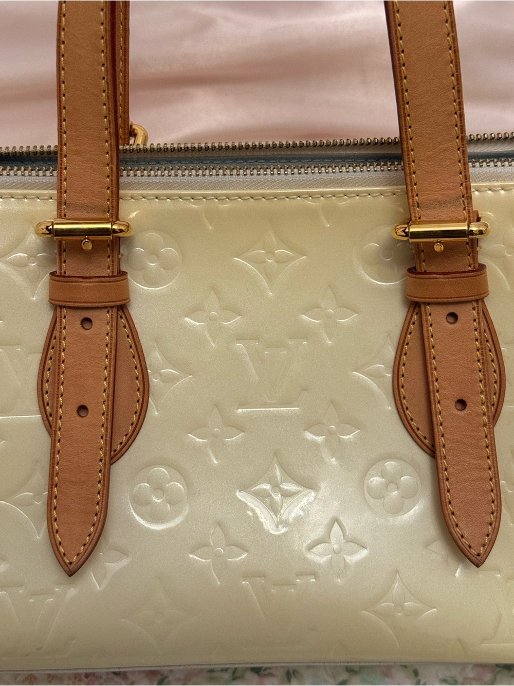 Louis Vuitton Rosewood PM Baby Yellow Vernis Leather - Picture 6 of 10